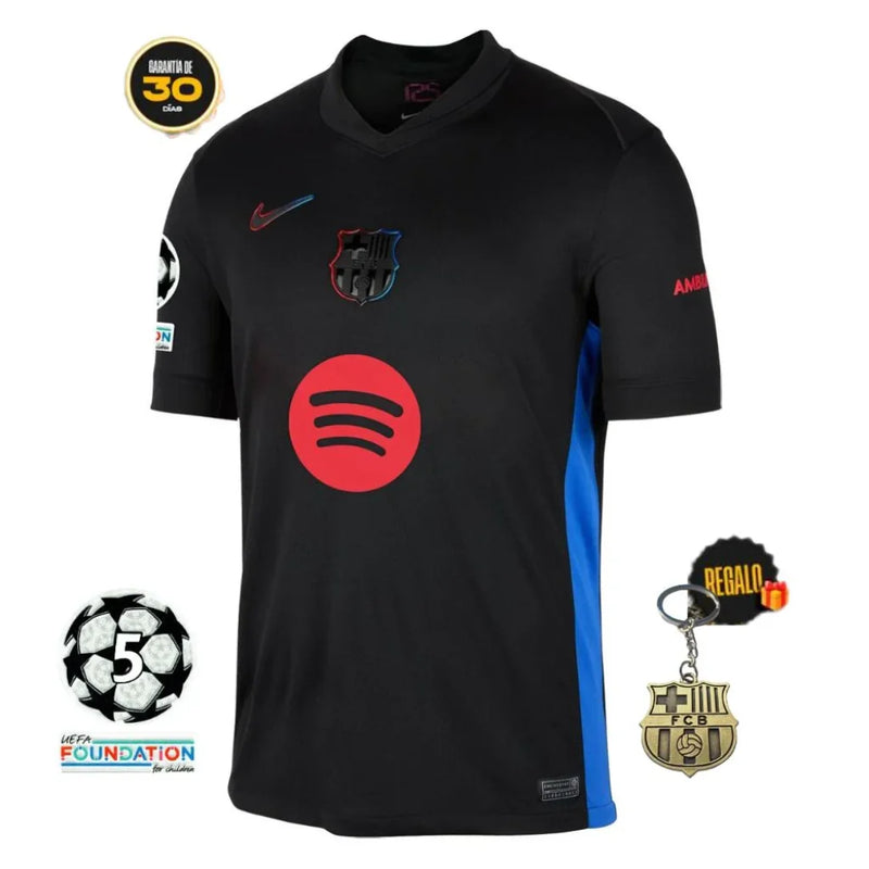 Camiseta FC Barcelona Negra 2024/25 - Hombre