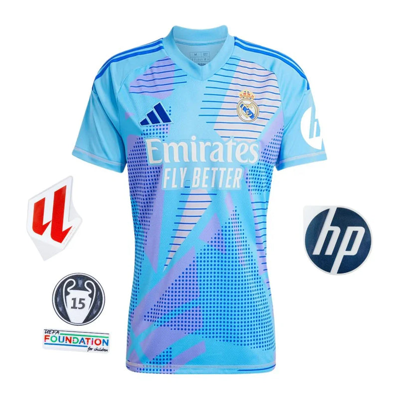 Camiseta Real Madrid Hombre Primera Equipación Portero 24/25