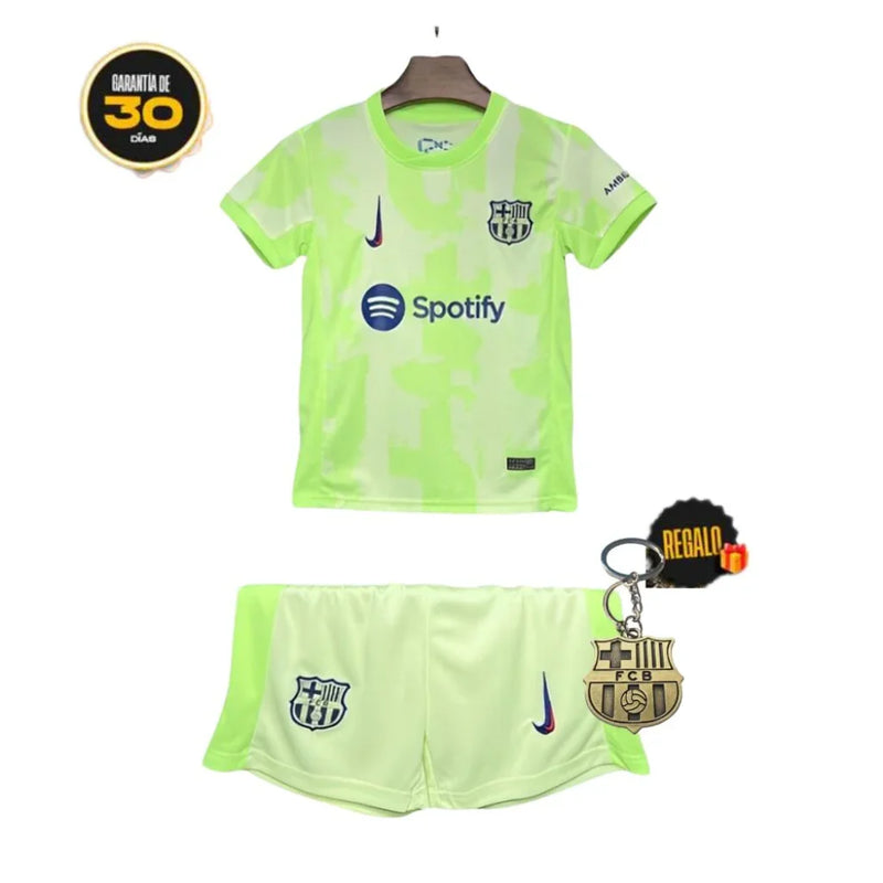 Conjunto FC Barcelona Niños Tercera Equipacion 24/25